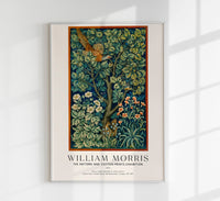 William Morris Peacock Pheasant Art Exhibition Poster – Handgedruckt Berlin — Ansicht 1