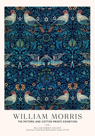 William Morris Birds – Arts & Crafts | Fine Art Print | Botanisch