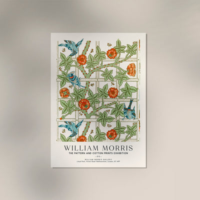 William Morris Trellis Art Exhibition Poster – Archival Print Berlin
