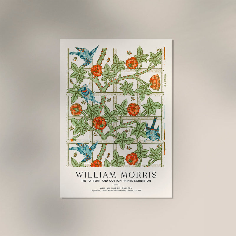 William Morris Trellis Art Exhibition Poster – Archival Print Berlin — Ansicht 3
