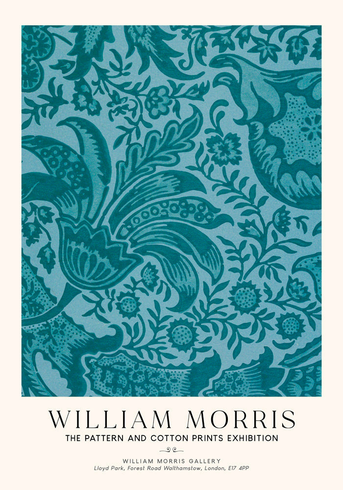 William Morris Indian Pattern Art Exhibition Poster — Ansicht 4