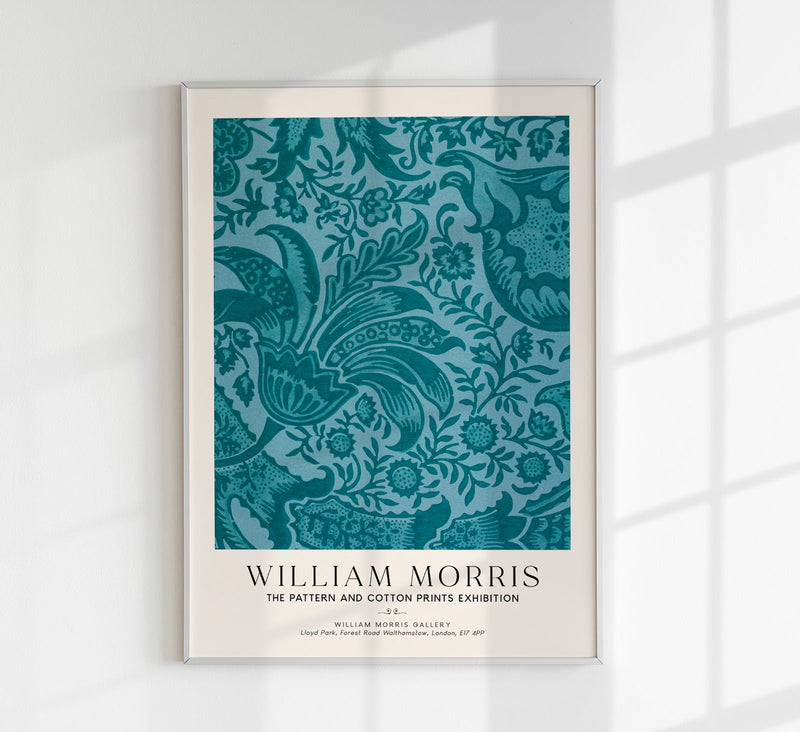 William Morris Indian Pattern Art Exhibition Poster — Patroa Studio