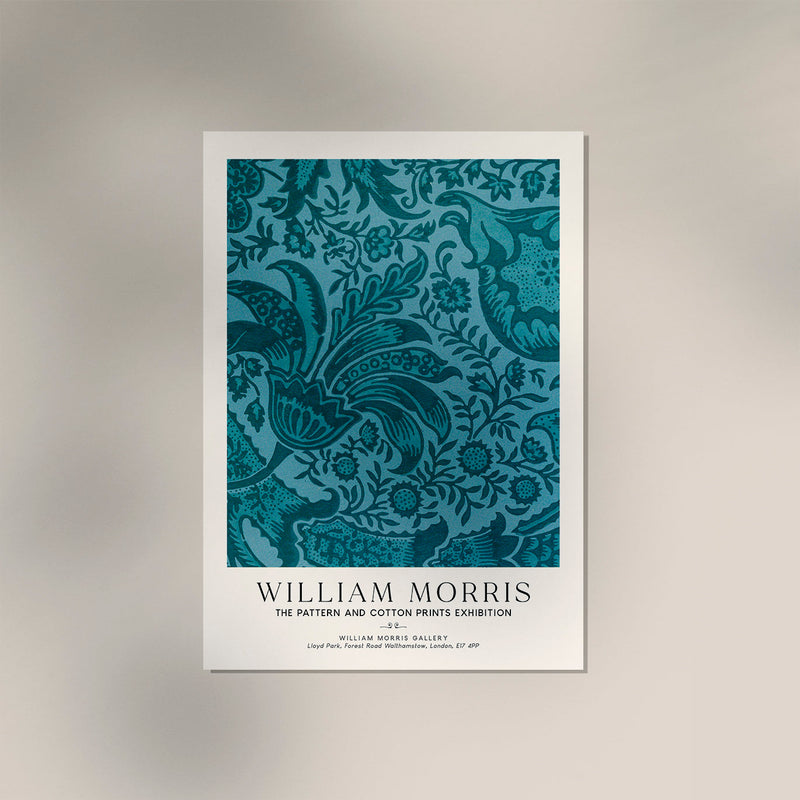 William Morris Indian Pattern Art Exhibition Poster — Ansicht 3