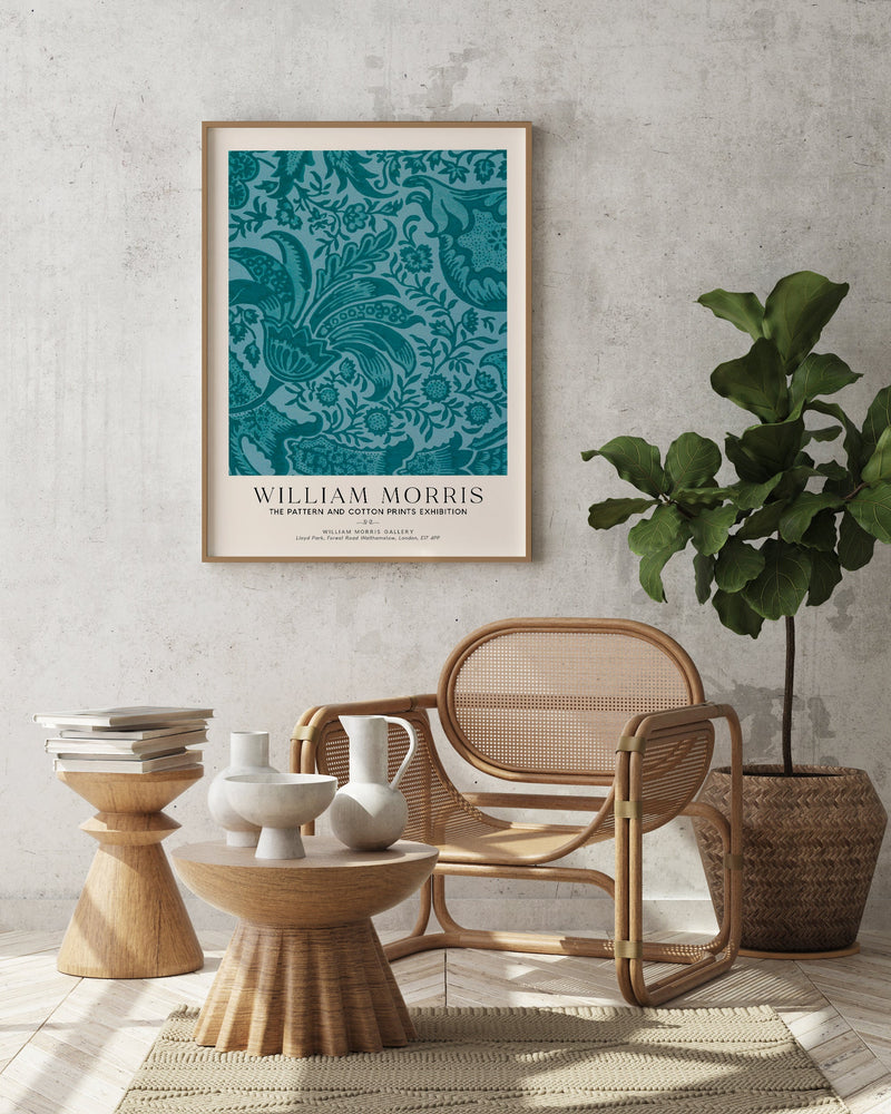 William Morris Indian Pattern Art Exhibition Poster — Ansicht 2