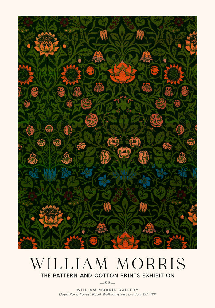 William Morris Violet and Columbine Art Exhibition Poster — Ansicht 4
