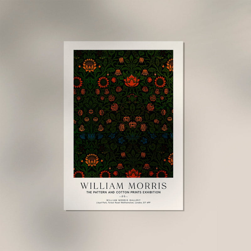 William Morris Violet and Columbine Art Exhibition Poster — Ansicht 3