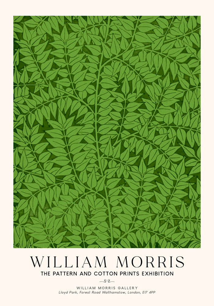 William Morris Branch Pattern Art Exhibition Poster – Handgefertigtes Kunstdruck-Poster — Ansicht 4