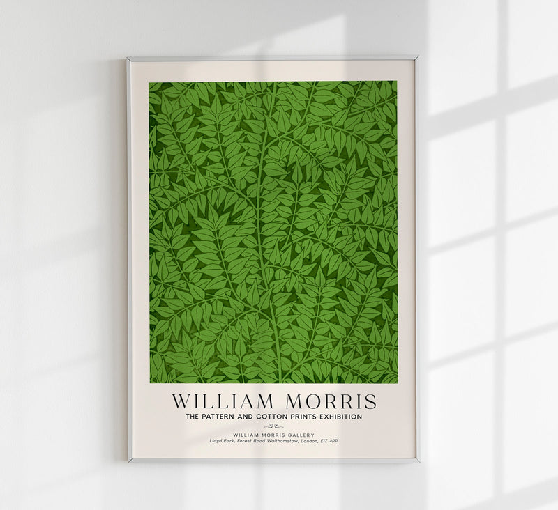 William Morris Branch Pattern Art Exhibition Poster – Handgefertigtes Kunstdruck-Poster — Patroa Studio