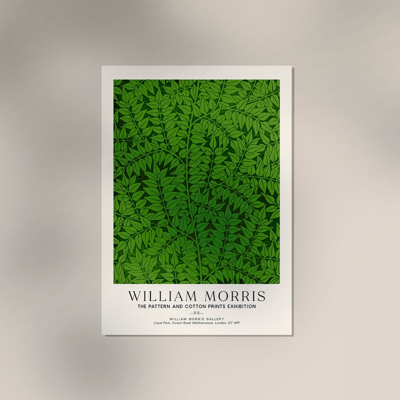 William Morris Branch Pattern Art Exhibition Poster – Handgefertigtes Kunstdruck-Poster — Ansicht 3