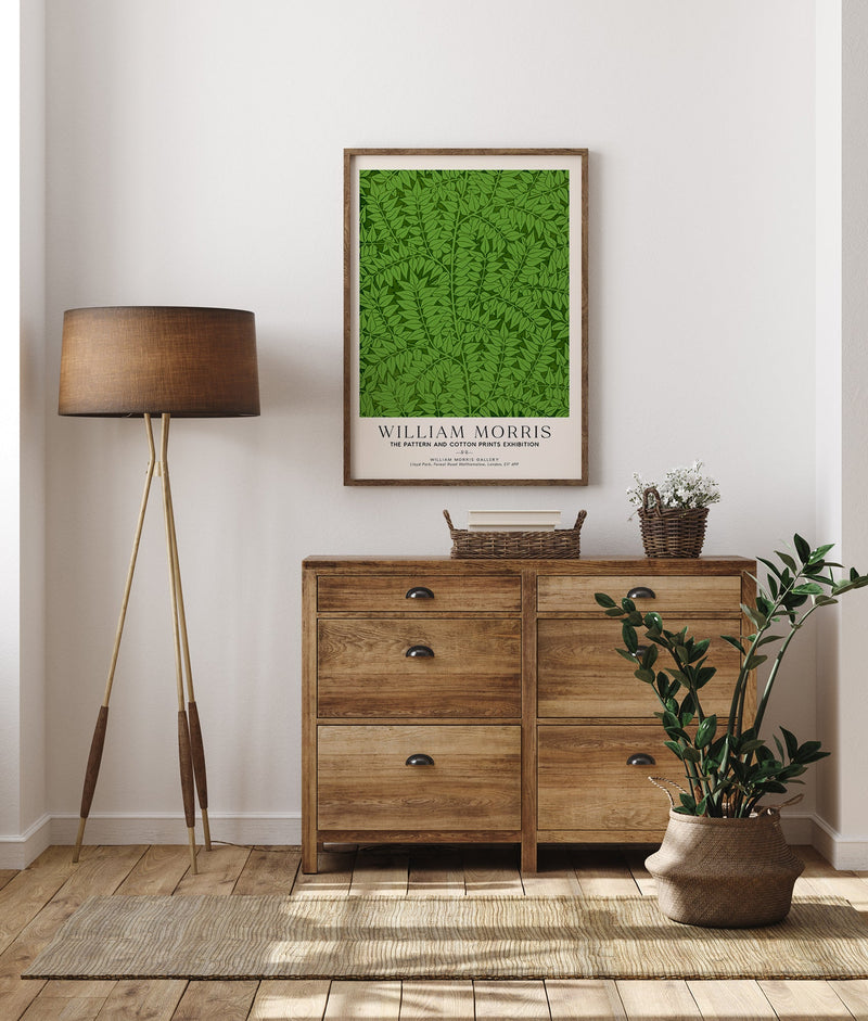 William Morris Branch Pattern Art Exhibition Poster – Handgefertigtes Kunstdruck-Poster — Ansicht 2