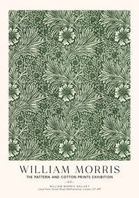 William Morris Green Marigold Pattern Art Exhibition Poster — Ansicht 4
