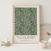William Morris Green Marigold Pattern Art Exhibition Poster — Ansicht 2