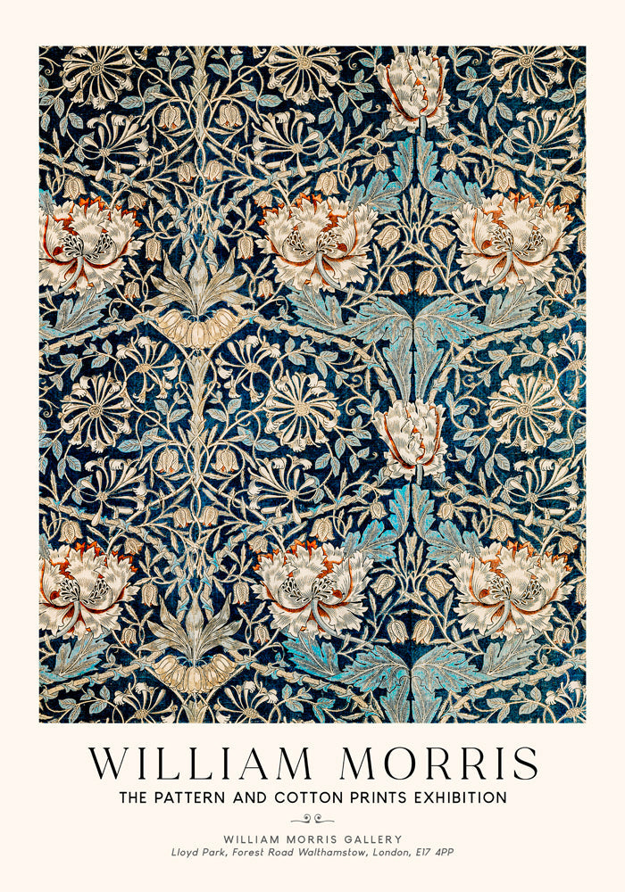 William Morris Honeysuckle Pattern VI Art Exhibition Poster — Ansicht 4