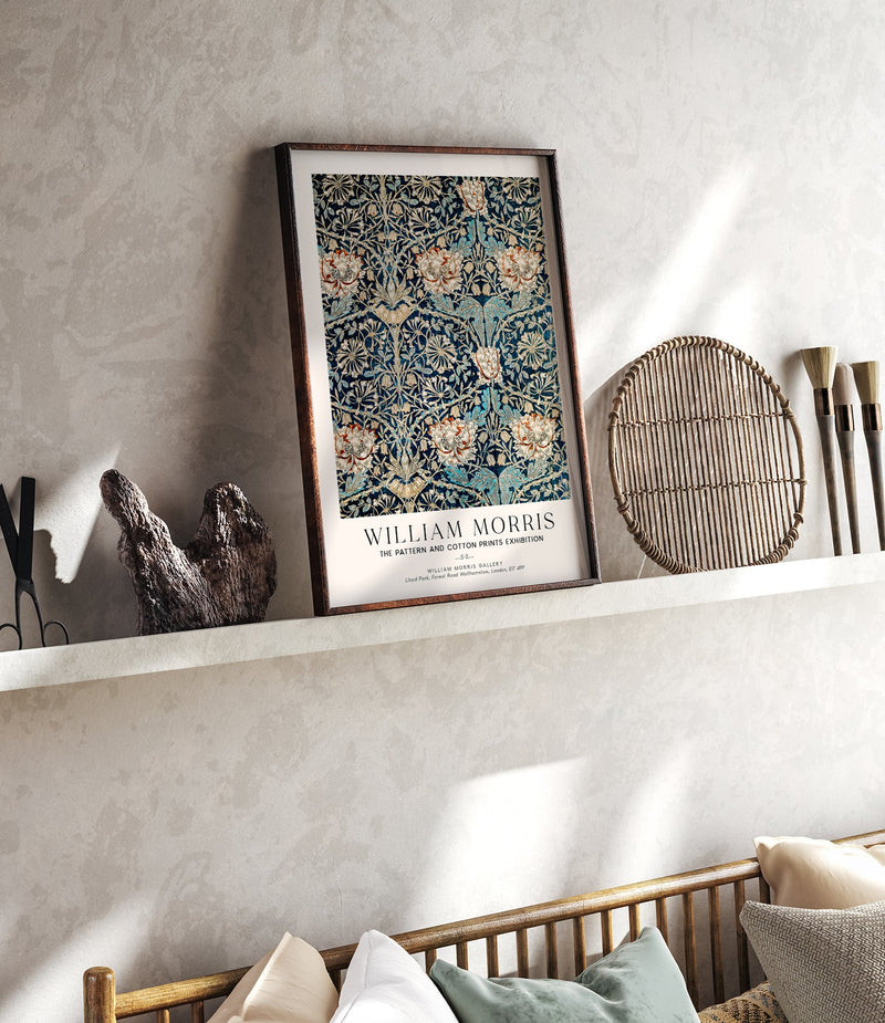 William Morris Honeysuckle Pattern VI Art Exhibition Poster — Ansicht 2