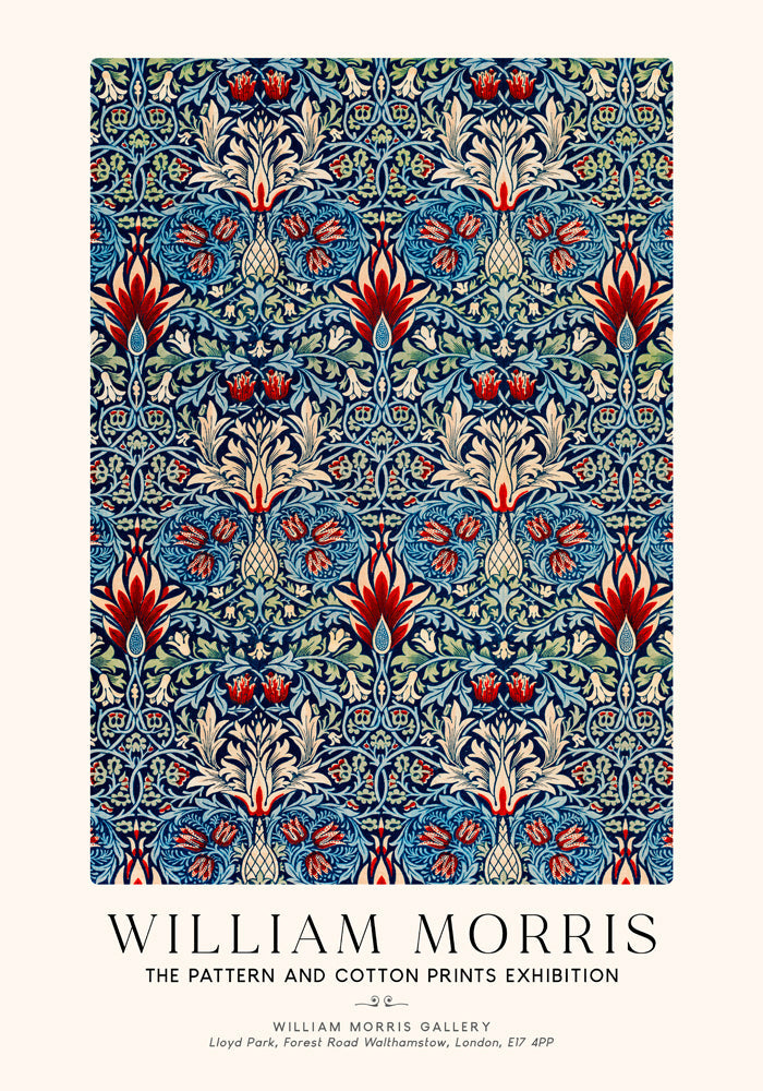 William Morris Snakehead Pattern Art Exhibition Poster — Ansicht 4