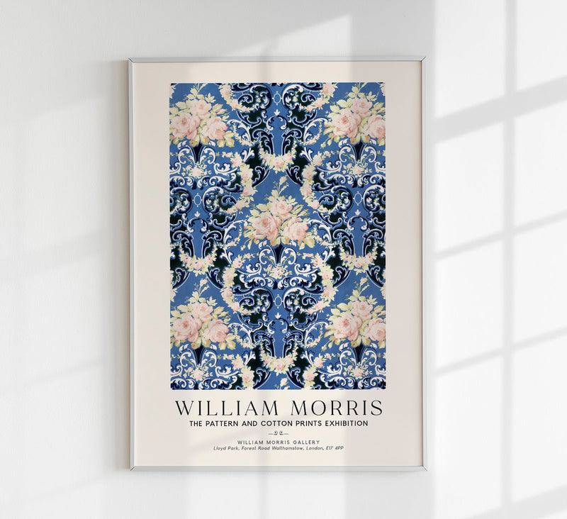 William Morris Floral Bouquets Art Exhibition Poster — Patroa Studio