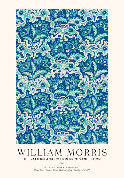 William Morris Vintage Floral Wallpaper Art Exhibition Poster – Patroa Studio