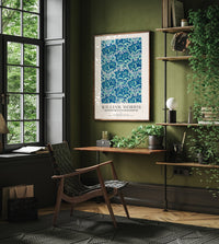 William Morris Vintage Floral Wallpaper Art Exhibition Poster – Patroa Studio — Ansicht 2