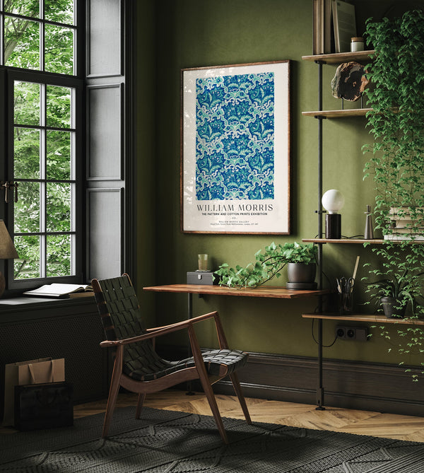 William Morris Vintage Floral Wallpaper Art Exhibition Poster – Patroa Studio