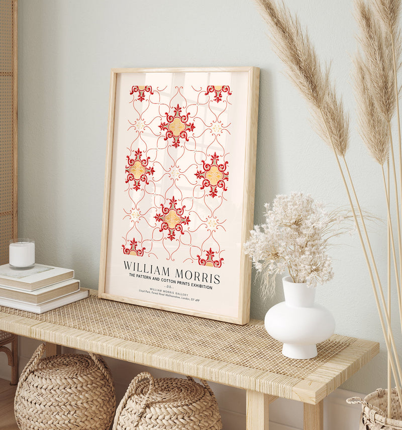 William Morris Vintage Wallpaper Art Exhibition Poster – Handdruck Berlin — Ansicht 2