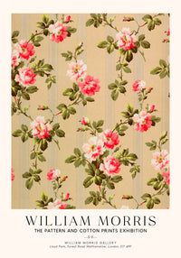William Morris Vintage Rose Wallpaper Art Exhibition Poster – Handgedruckt Berlin — Ansicht 4