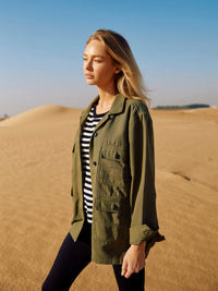Field Jacket Organic Cotton Oversized Fit – Sustainably manufactured — Ansicht 2