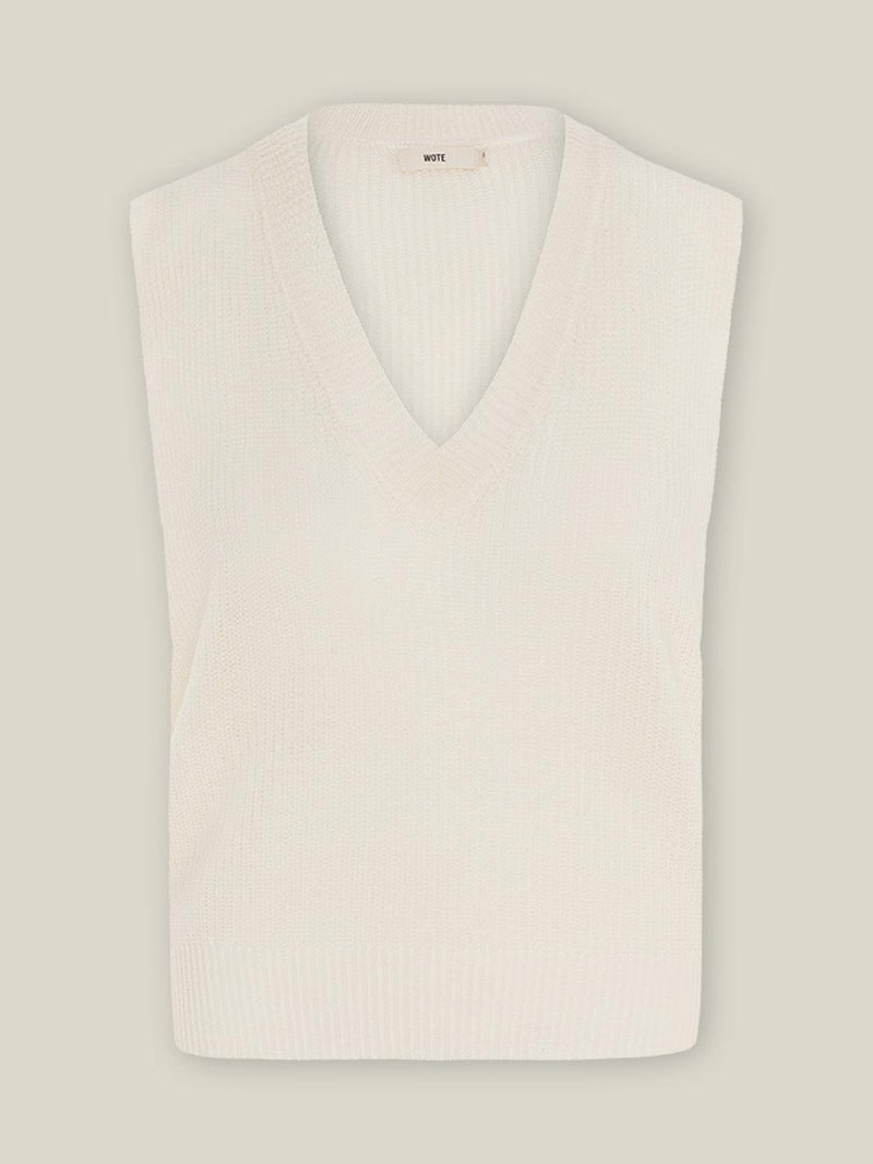 Strick Pullover Merino Wolle V-Ausschnitt – GOTS zertifiziert, fair gefertigt Italien — Ansicht 8