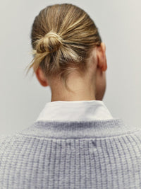 Strick Cardigan aus Organic Cotton – Oversized kurz, fair gefertigt in Italien — Ansicht 5
