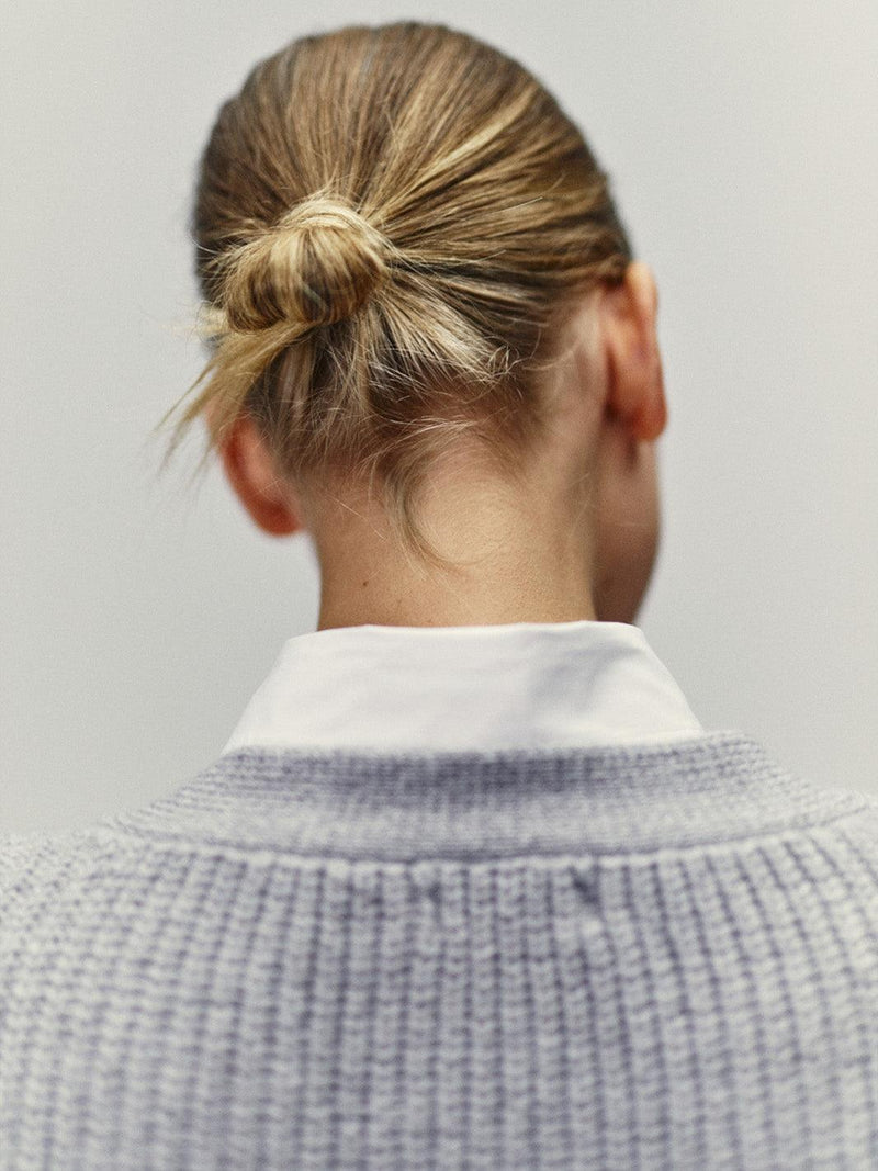 Strick Cardigan aus Organic Cotton – Oversized kurz, fair gefertigt in Italien — Ansicht 5