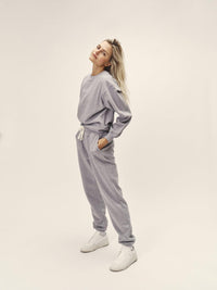 Sweatshirt Round Neck Organic Cotton – Oversized Fit, Made in Portugal — Ansicht 21