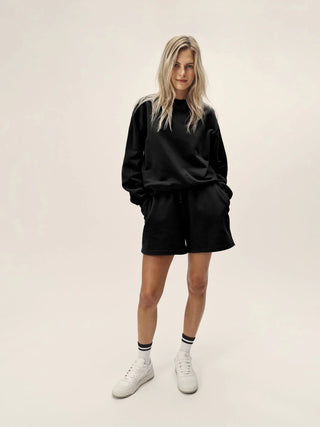 Organic cotton crew neck sweatshirt – oversized fit | soft organic cotton | fairly manufactured in Portugal