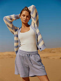 Organic Cotton Sweat Shorts – relaxed fit fairly produced in Portugal — Ansicht 16