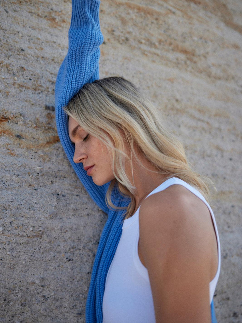 Strick Cardigan aus Organic Cotton – Oversized kurz, fair gefertigt in Italien — Ansicht 13
