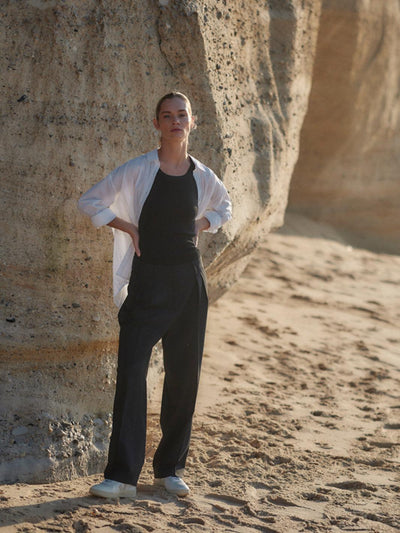 Oversized Organic Cotton Blouse – Casual | Timeless | Made in Portugal