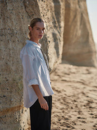Oversized Organic Cotton Blouse – Casual | Timeless | Made in Portugal — Ansicht 3