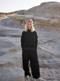 Sweatshirt Round Neck Organic Cotton – Oversized Fit, Made in Portugal — Ansicht 2