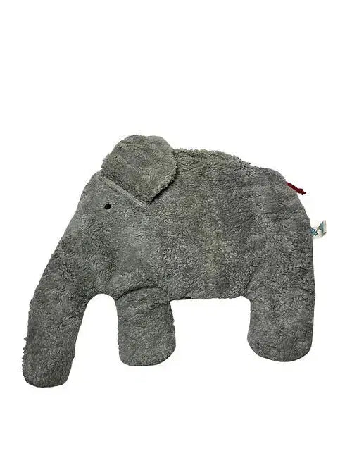 Wärmekissen Elefant Bio-Baumwolle Dinkel oder Kirschkern — Pat & Patty