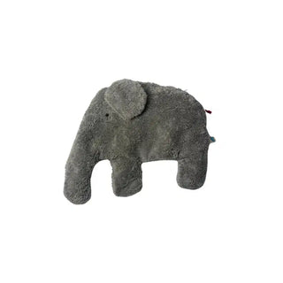 Bio-Wärmekissen Elefant aus grauem Frottee von PAT & PATTY