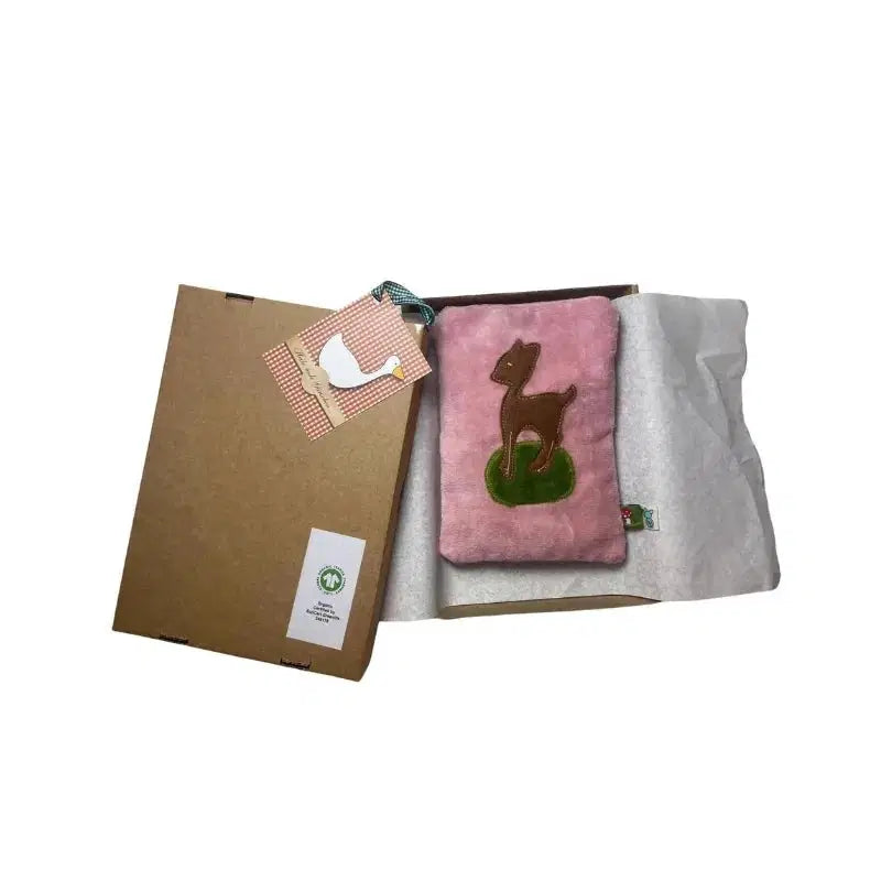 Organic Baby Grain Warming Pillow Deer - 100% Organic Cotton kbA, Spelt or Cherry Stone — Ansicht 2