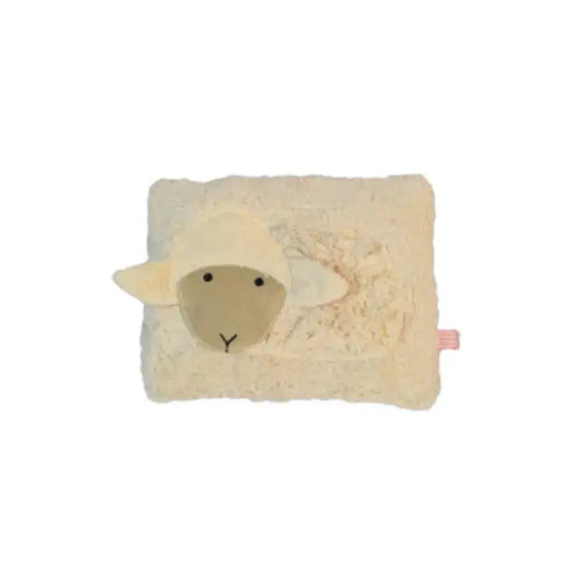 Organic Cotton Heating Pad Sheep - Handmade Natural White — Ansicht 2