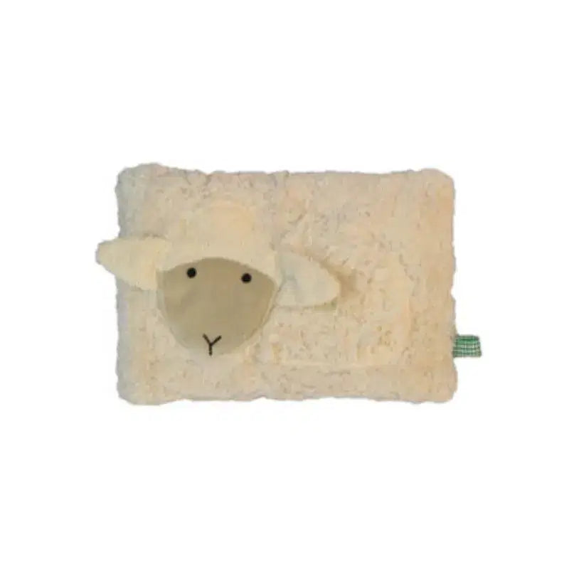 Organic Cotton Heating Pad Sheep - Handmade Natural White — Ansicht 3