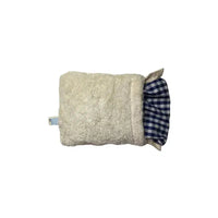 Organic Cotton Heating Pad Sheep - Handmade Natural White — Ansicht 10