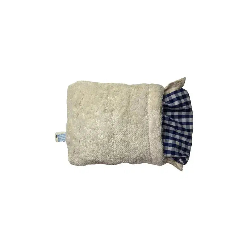 Organic Cotton Heating Pad Sheep - Handmade Natural White — Ansicht 10