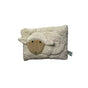 Organic Cotton Heating Pad Sheep - Handmade Natural White