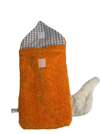 Bio-Wärmflasche Fuchs – Bio-Baumwolle, 800 ml Naturkautschuk, handgefertigt — Ansicht 7