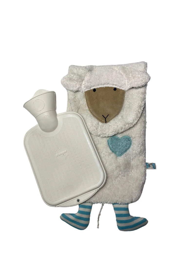 Bio Wärmflasche Schaf – Naturkautschuk & Bio-Baumwolle, handgefertigt — Ansicht 7