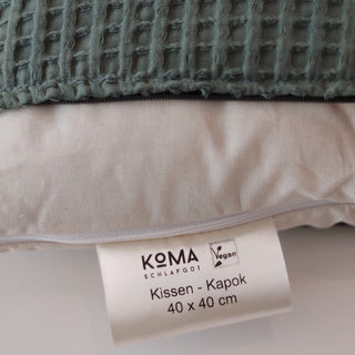 KOMA Schlafgut Kapok Bio Kopfkissen - schlafraum.shop