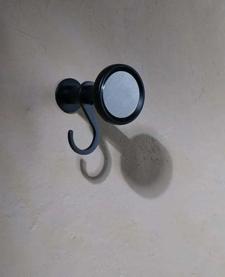 Wandhaken Silvereye Siqual-Design Schwarz mit haken