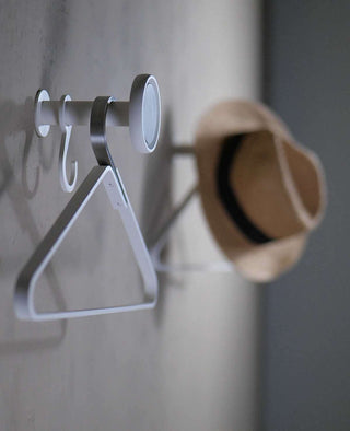 Wandhaken Silvereye Siqual-Design Weiß mit zwei haken