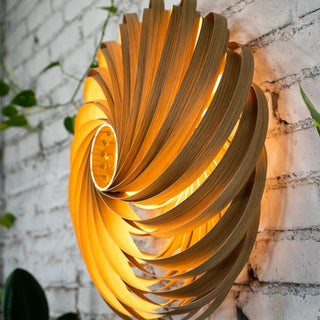 Wandleuchte 'Veneria' aus Eichenholz 60 cm Gofurnit